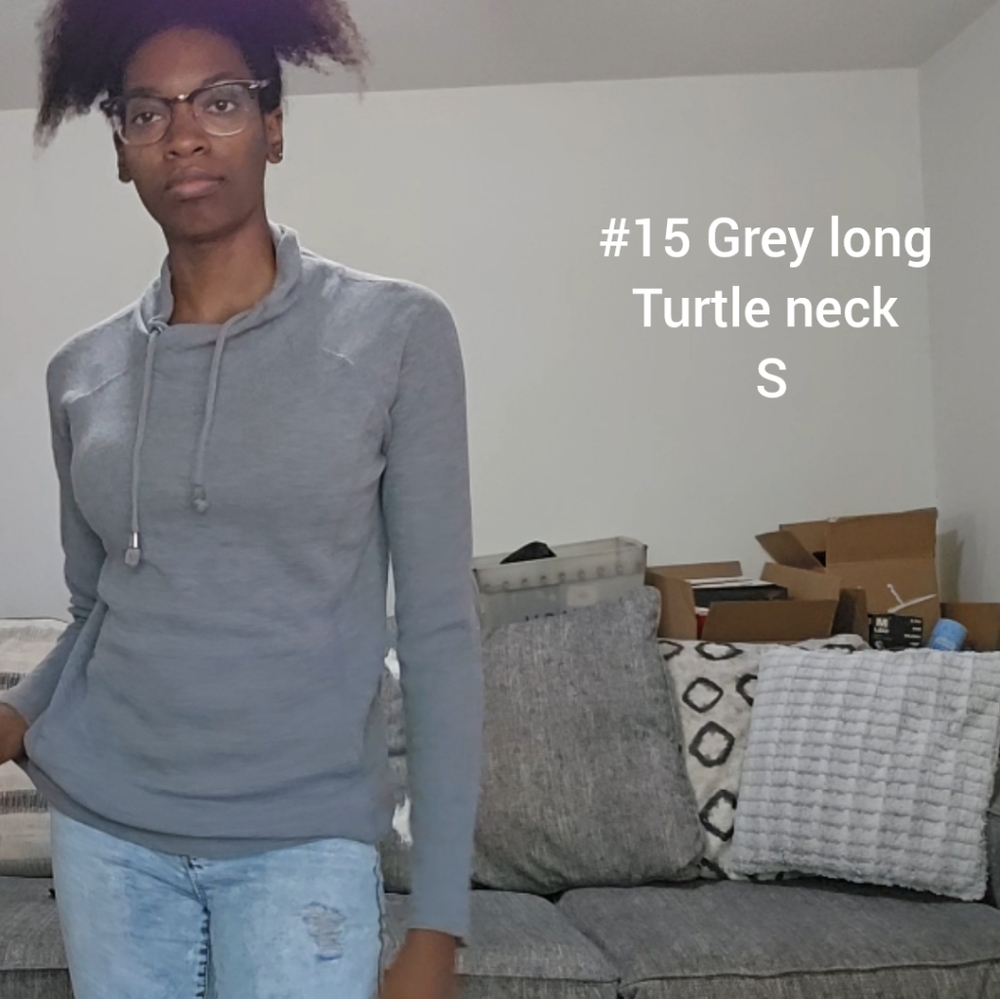 S Gray Long sleeve shirt